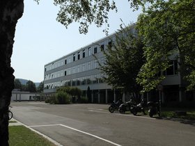 Das Justinus-Kerner-Gymnasium (Juli 2015, HMS)