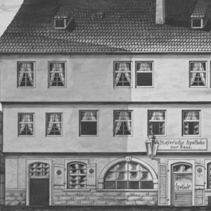 Robert Mayers Geburtshaus (um 1880, StadtA HN)