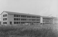 Bau der Schule (1952, StadtA HN)