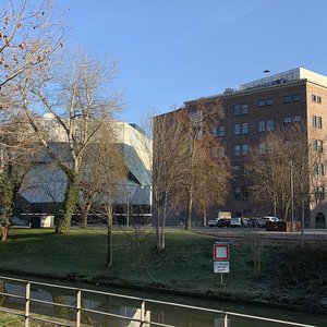 Die experimenta-Gebäude Westen (Dez. 2019, VN)