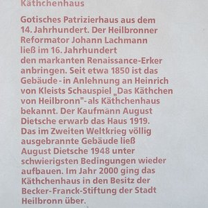 Inschrift am Käthchenhaus (2012, FL)