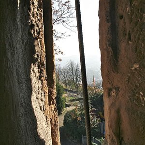 Schießscharte Wartbergturm (Nov. 2013, UM)