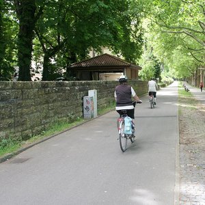 Radfahrer Uferweg (Mai 2014, VN)