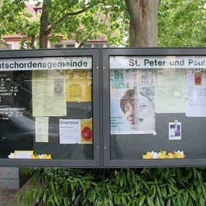 Infovitrine Deutschordensgemeinde (Mai 2014, VN)