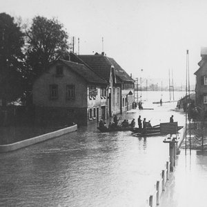 Hochwasser Neckargartach (1931, StadtA HN)