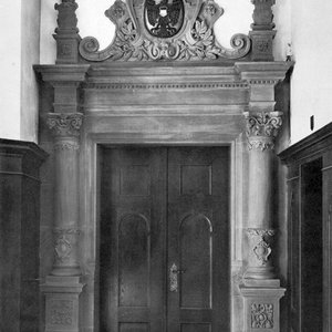 Eingang Ratssaal (um 1905, StadtA HN)
