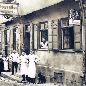 Konditorei Bossaller (um 1900, Quelle: Wolfgang Speer, Der Fotograf, Brackenheim)