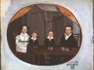 Robert Mayer mit seinen Eltern (1820, StadtA HN)