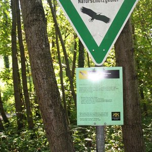 Hinweisschild Naturschutzgebiet (2013, UM)