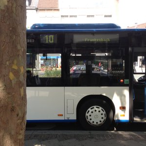 Stadtbus Anzeigetafel (Juni 2014, FL)