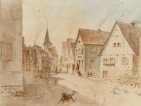 Schlossstraße (Nov. 1852, StadtA HN)