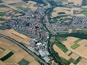 Biberach im Luftbild zum Vergrößern (2016, HN-VK)